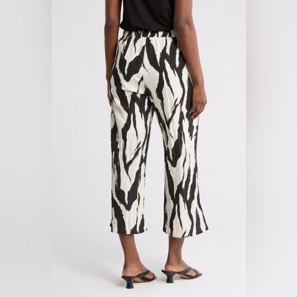 PLEIONE‎ Textured Wide Leg Pull-On Pants Size Medium New With Tags - Picture 2 of 7